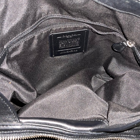 👜👜👜 Coach Leather and Jacquard Handbag - Picture 11 of 14